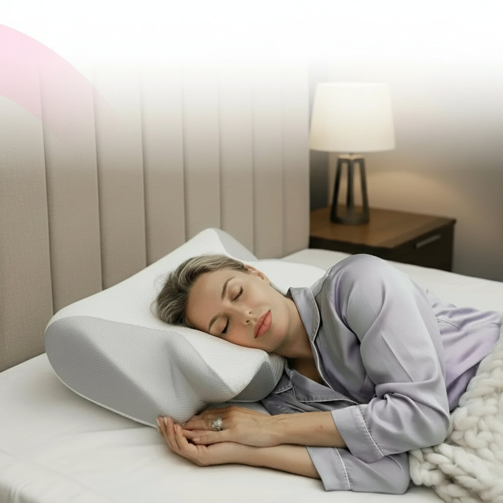 Celinva™ Ergonomik Ortopedik Boyun Destekli Konforlu Uyku Yastığı
